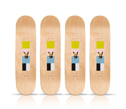 ANDY WARHOL x ColorBars 'Playboy' (2021) Quadriptych Skateboard Deck Set