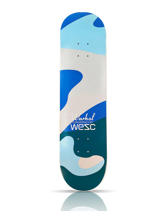 ANDY WARHOL x WESC 'Conspiracy' (2015) Skateboard Deck (blue/green)