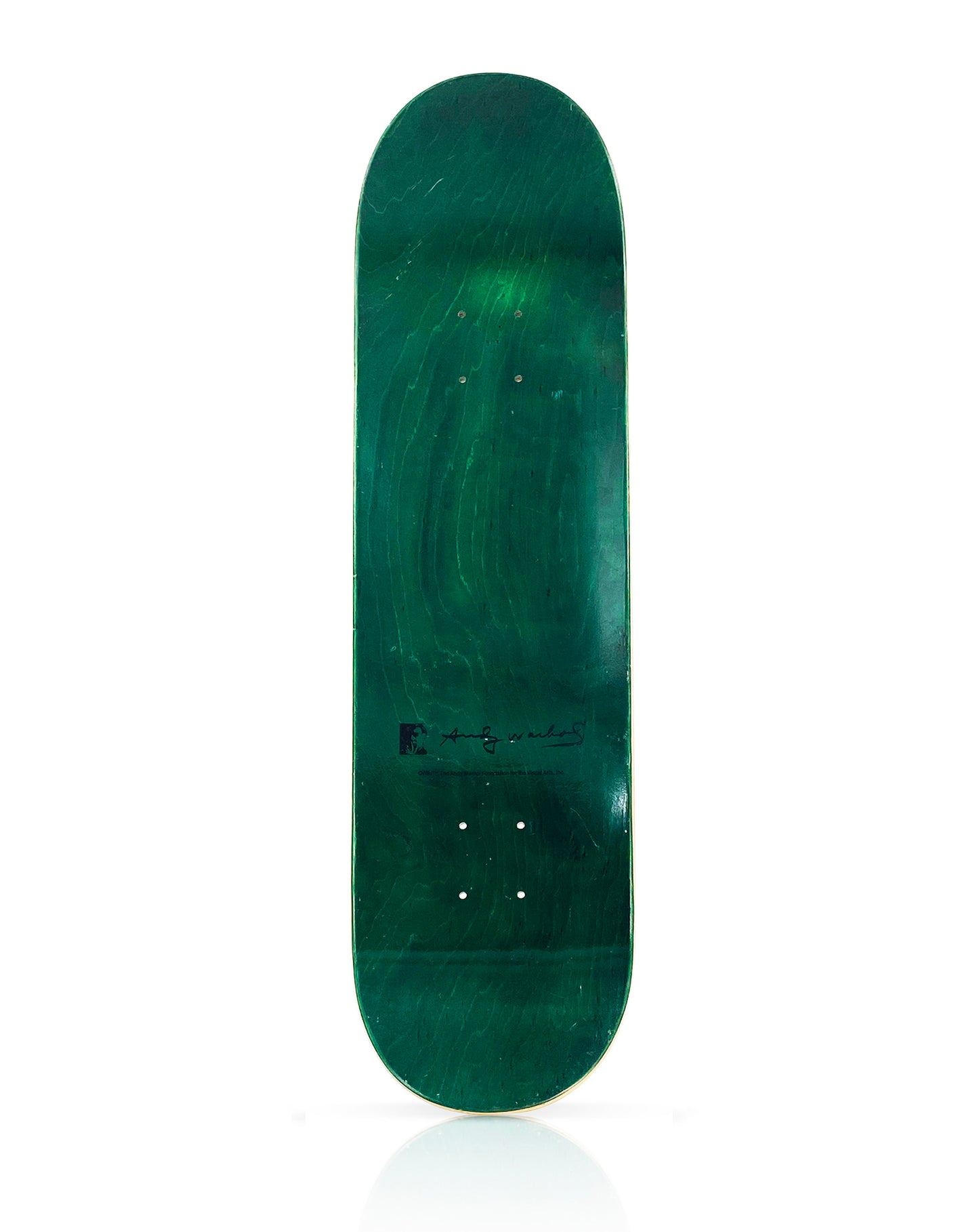 ANDY WARHOL x WESC 'Conspiracy' (2015) Skateboard Deck (blue/green)