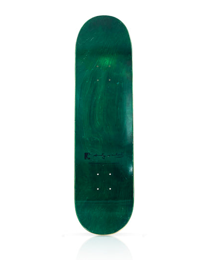 ANDY WARHOL x WESC 'Conspiracy' (2015) Skateboard Deck (blue/green)