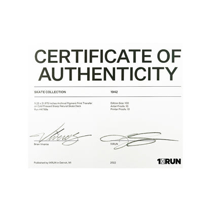 BRIAN VIVEROS '1942' + 'First Blood' (2022) Skateboard Deck Set