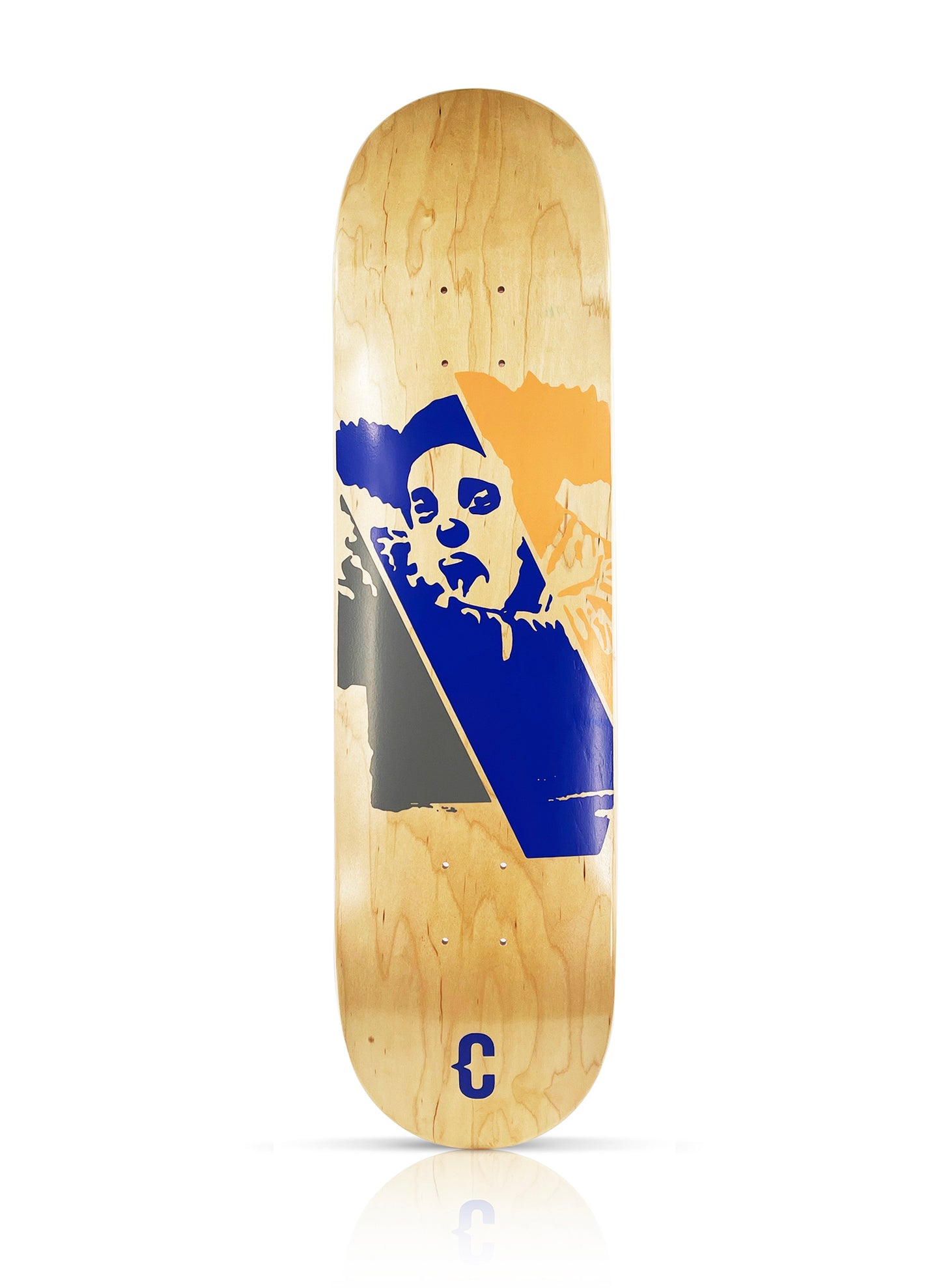 BANKSY x CLOWN SKATEBOARDS x CIRCUS 'Foundation Blue' (2021) Skateboard Deck