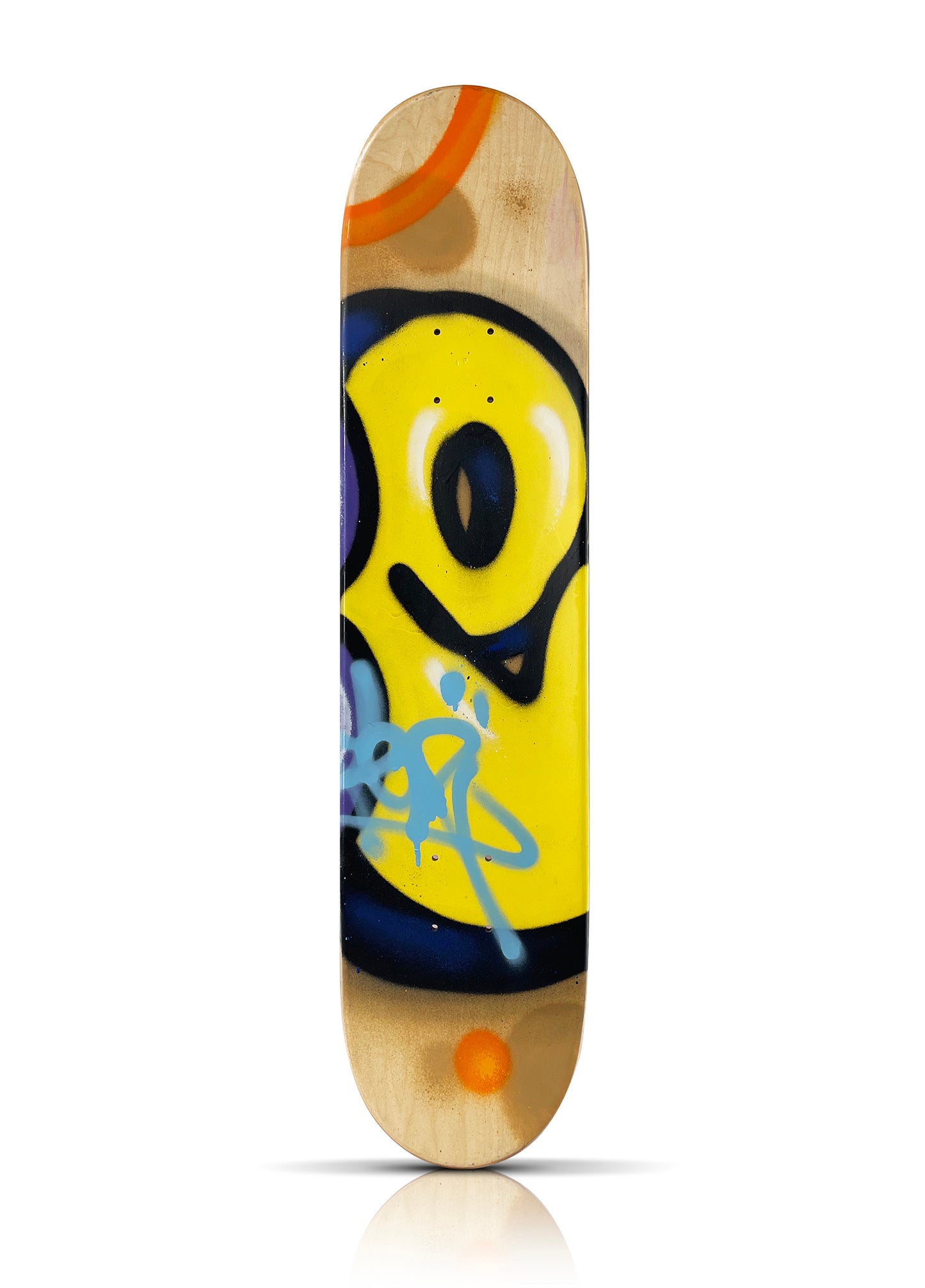COPE2 x SK8 of the ART 'Quad Tag' (2023) Original Quadriptych Skateboard Deck Set