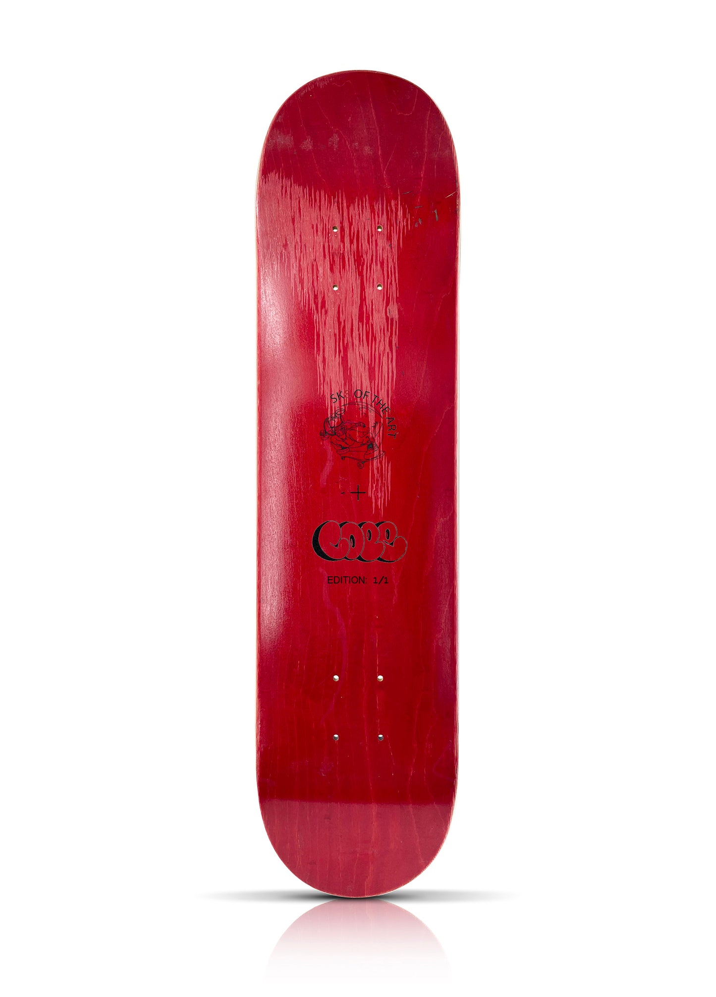 COPE2 x SK8 of the ART 'Quad Tag' (2023) Original Quadriptych Skateboard Deck Set