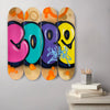 COPE2 x SK8 of the ART 'Quad Tag' (2023) Original Quadriptych Skateboard Deck Set
