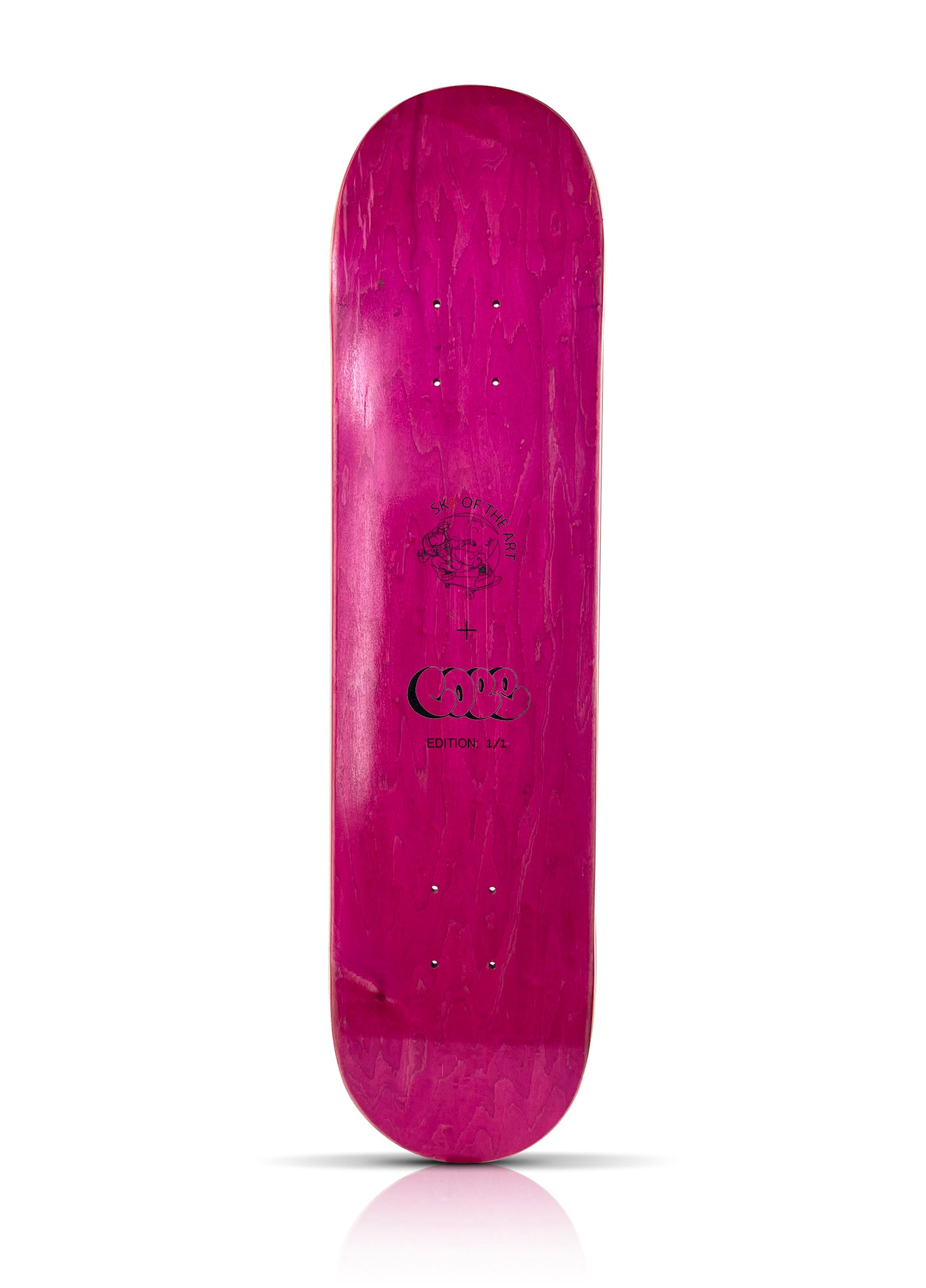 COPE2 x SK8 of the ART 'Quad Tag' (2023) Original Quadriptych Skateboard Deck Set