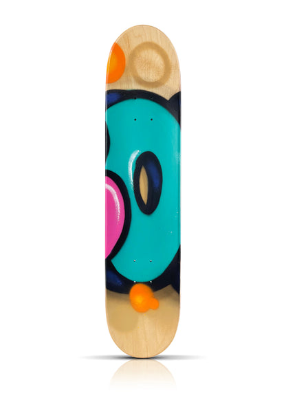COPE2 x SK8 of the ART 'Quad Tag' (2023) Original Quadriptych Skateboard Deck Set