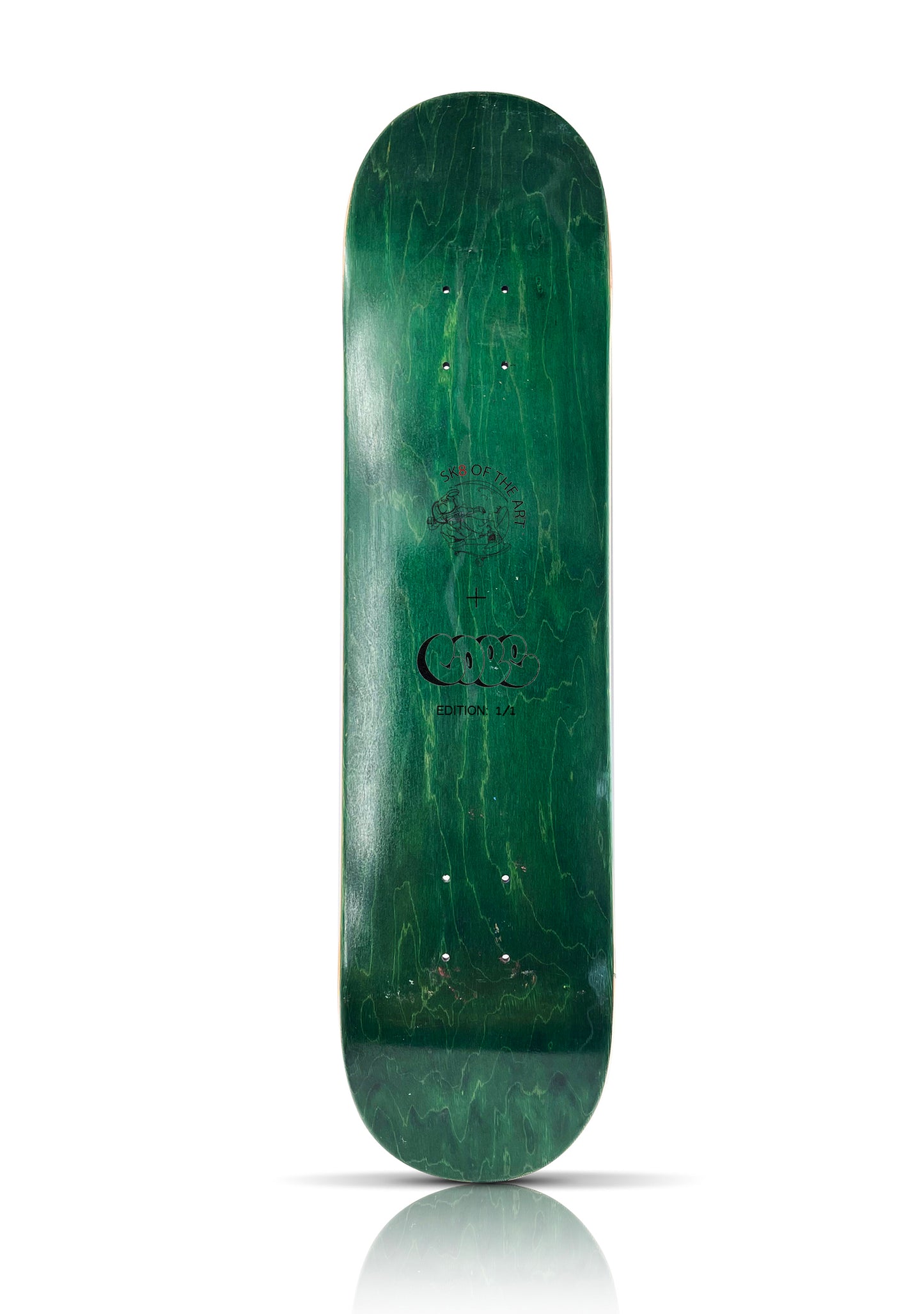 COPE2 x SK8 of the ART 'Quad Tag' (2023) Original Quadriptych Skateboard Deck Set