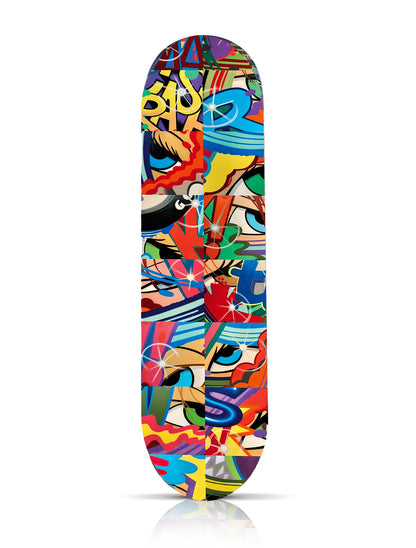 CRASH x Beyond the Streets 'Collage' (2023) Skateboard Deck