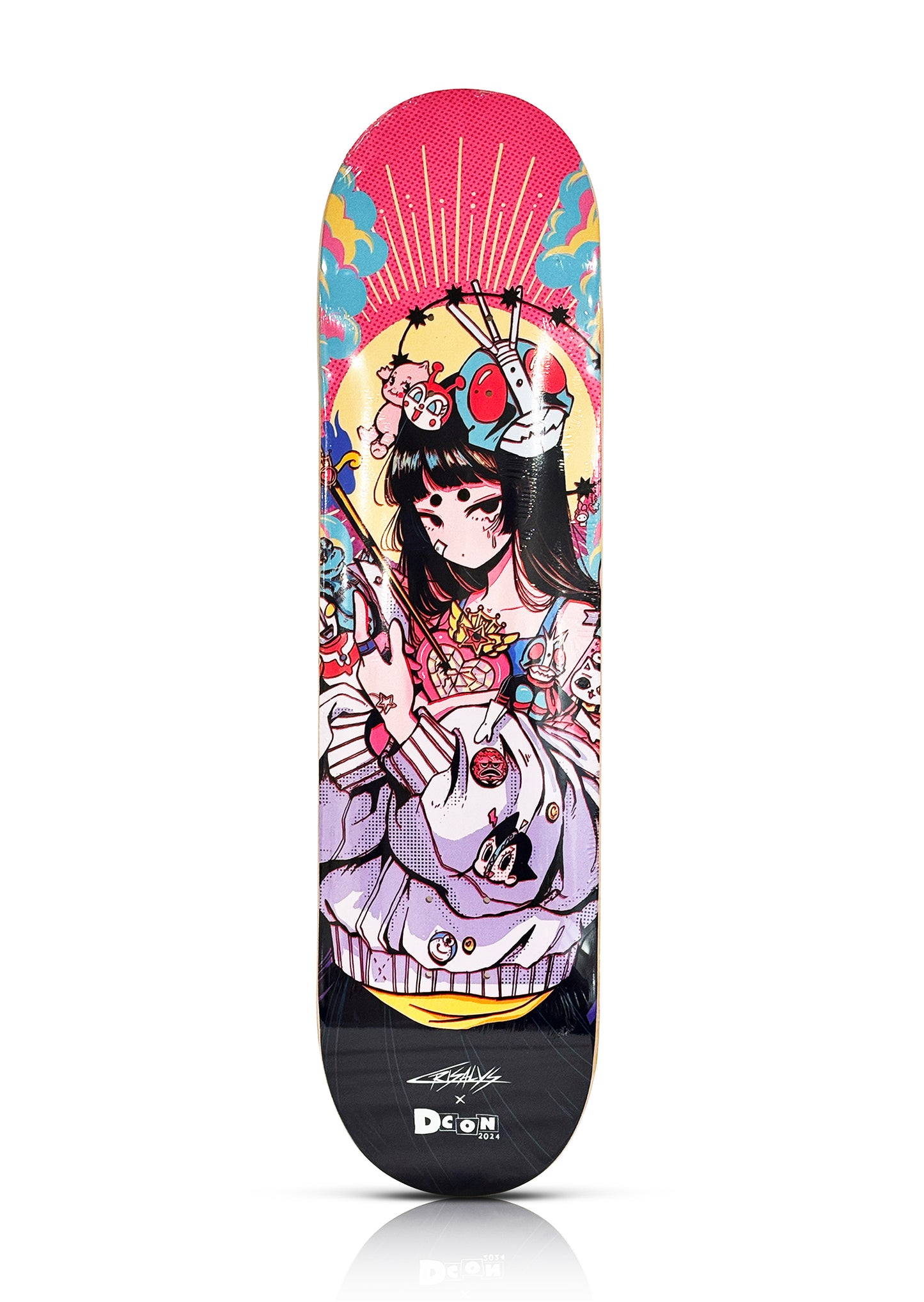 CRISALYS x 3D Retro 'Vinyl Mary' (2024) Skateboard Deck
