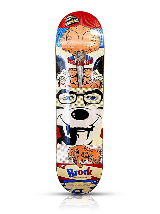 D*FACE x REAL Skateboards 'Justin Brock' (2010) Skateboard Deck