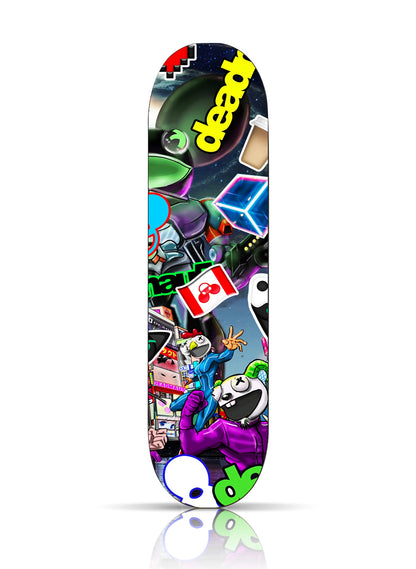 DEADMAU5 'Neon City #3' (2019) Skateboard Deck