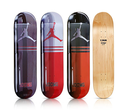 DENIAL x 1xRUN 'Air Jordan' (2021) Triptych Skateboard Deck Set