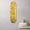 DENIAL x SK8 of the ART 'COVID No. 9' (2023) Skateboard Deck (jaune)