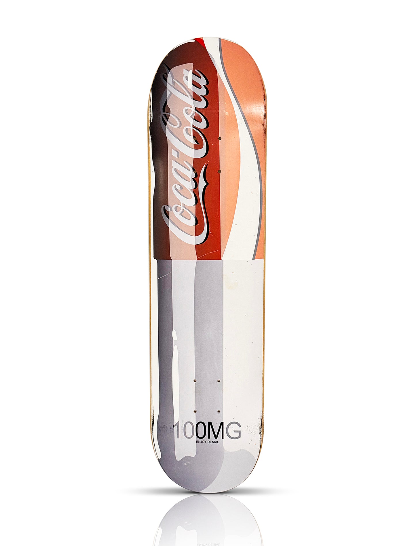 DENIAL x 1xRUN 'Coca-Cola Pill' (2019) Skateboard Deck (used)