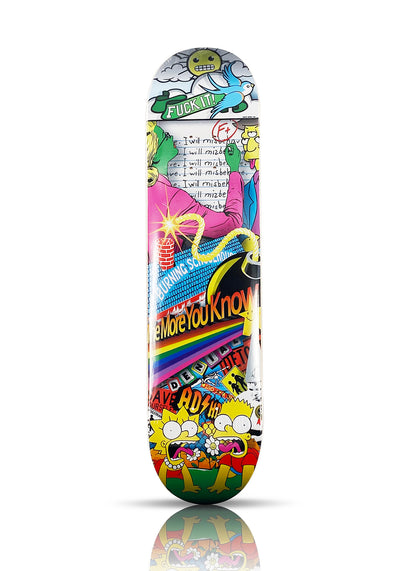 DENIAL x 1xRUN 'The More You Know' (2020) Skateboard Deck