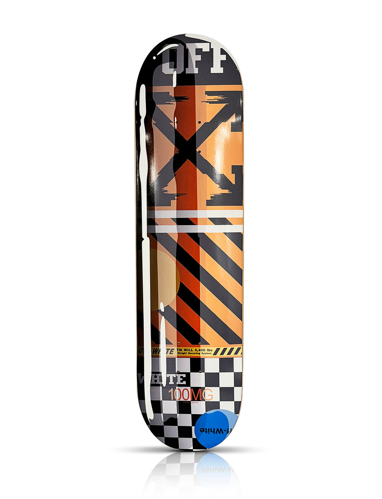 DENIAL x 1xRUN 'Luxury Pills: Off-White' (2024) Skateboard Deck