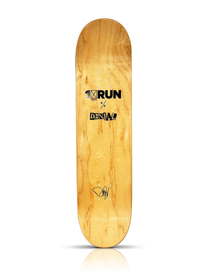 DENIAL x 1xRUN 'Supreme Vuitton Smashup Pill' (2022) AP Skateboard Deck (blue)