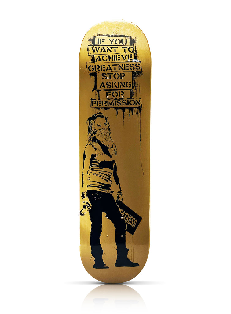 EDDIE COLLA 'Ambition' (2018) Skateboard Deck (gold)