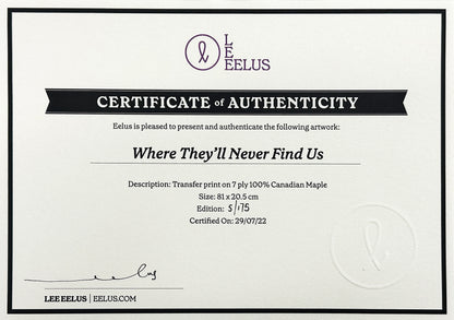 EELUS 'Where They'll Never Find Us' (2023) Skateboard Deck