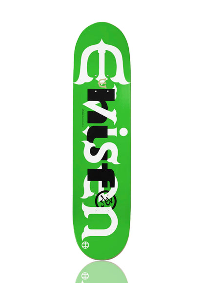 EVISEN x HUF 'Evicity Deck' (2025) Shaped Skateboard Deck