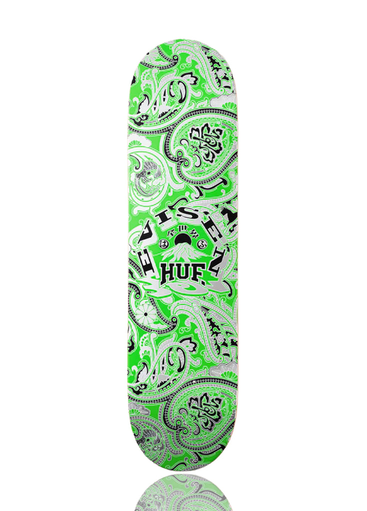 EVISEN x HUF 'Paisley Deck' (2025) Shaped Skateboard Deck