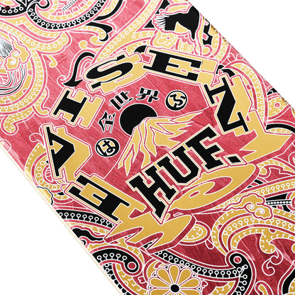 EVISEN x HUF 'Paisley Deck' (2025) Shaped Skateboard Deck
