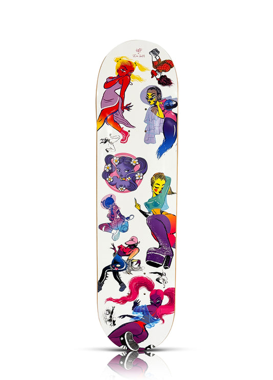 FAFI x 3D Retro 'Compilation' (2024) DCON 2024 Skateboard Deck