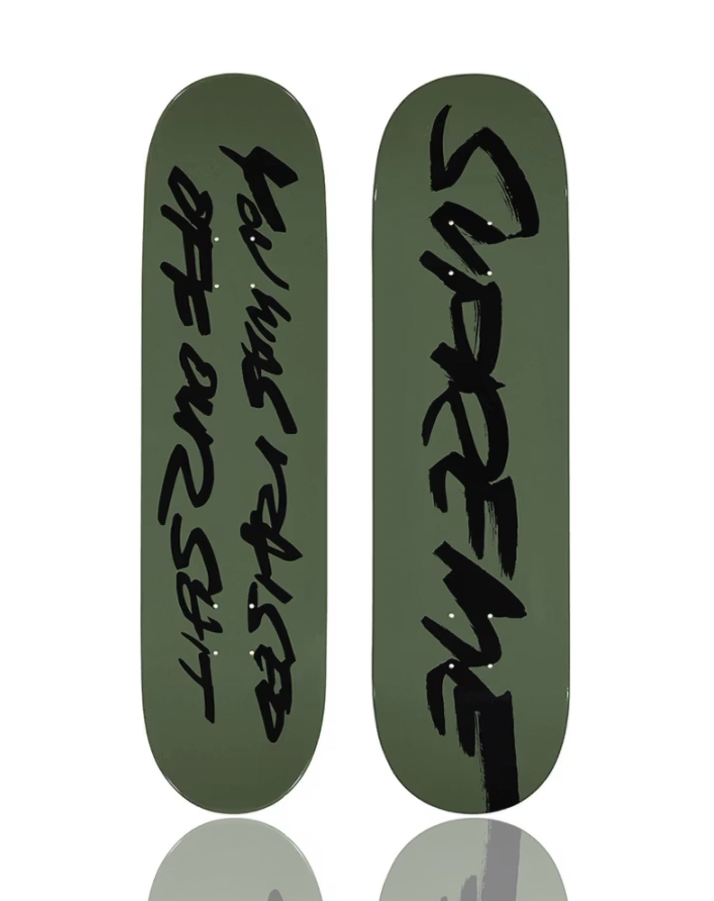 FUTURA x SUPREME 'Our Shit' (2025) Skateboard Deck (olive)