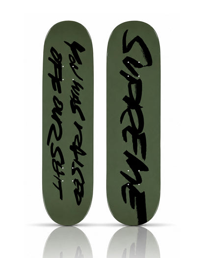 FUTURA x SUPREME 'Our Shit' (2025) Skateboard Deck (olive)