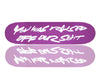 FUTURA x SUPREME 'Our Shit' (2025) Skateboard Deck (violet)