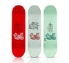 GATS 'Movement' (2021) Hand-Signed Triptych Skateboard Deck Set