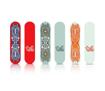 GATS 'Movement' (2021) Hand-Signed Triptych Skateboard Deck Set