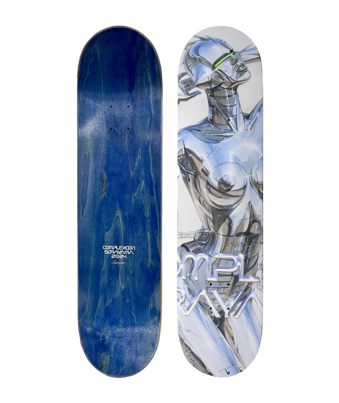 HAJIME SORYAMA x Complex 'Skull' (2024) Triptych Skateboard Deck Set