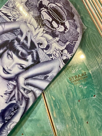 HANDIEDAN 'Heptade' (2025) Hand-Signed Skateboard Deck (blue)