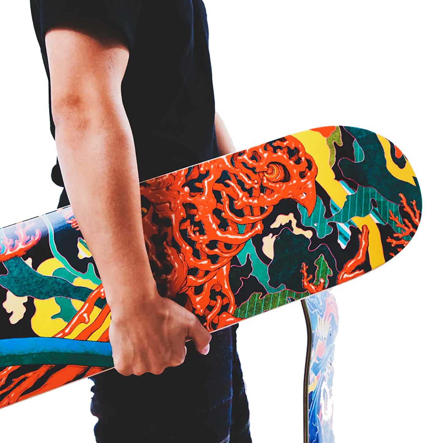 JAMES JEAN x The Hundreds 'Coral Bird' (2014) Skateboard Deck