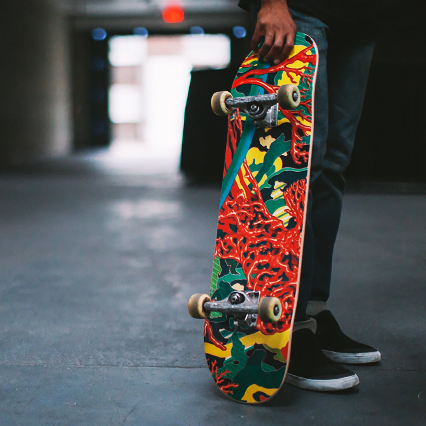 JAMES JEAN x The Hundreds 'Coral Bird' (2014) Skateboard Deck