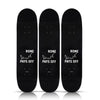 JEAN-MICHEL BASQUIAT 'Untitled (Head)' (2020) Triptych Skateboard Deck Set