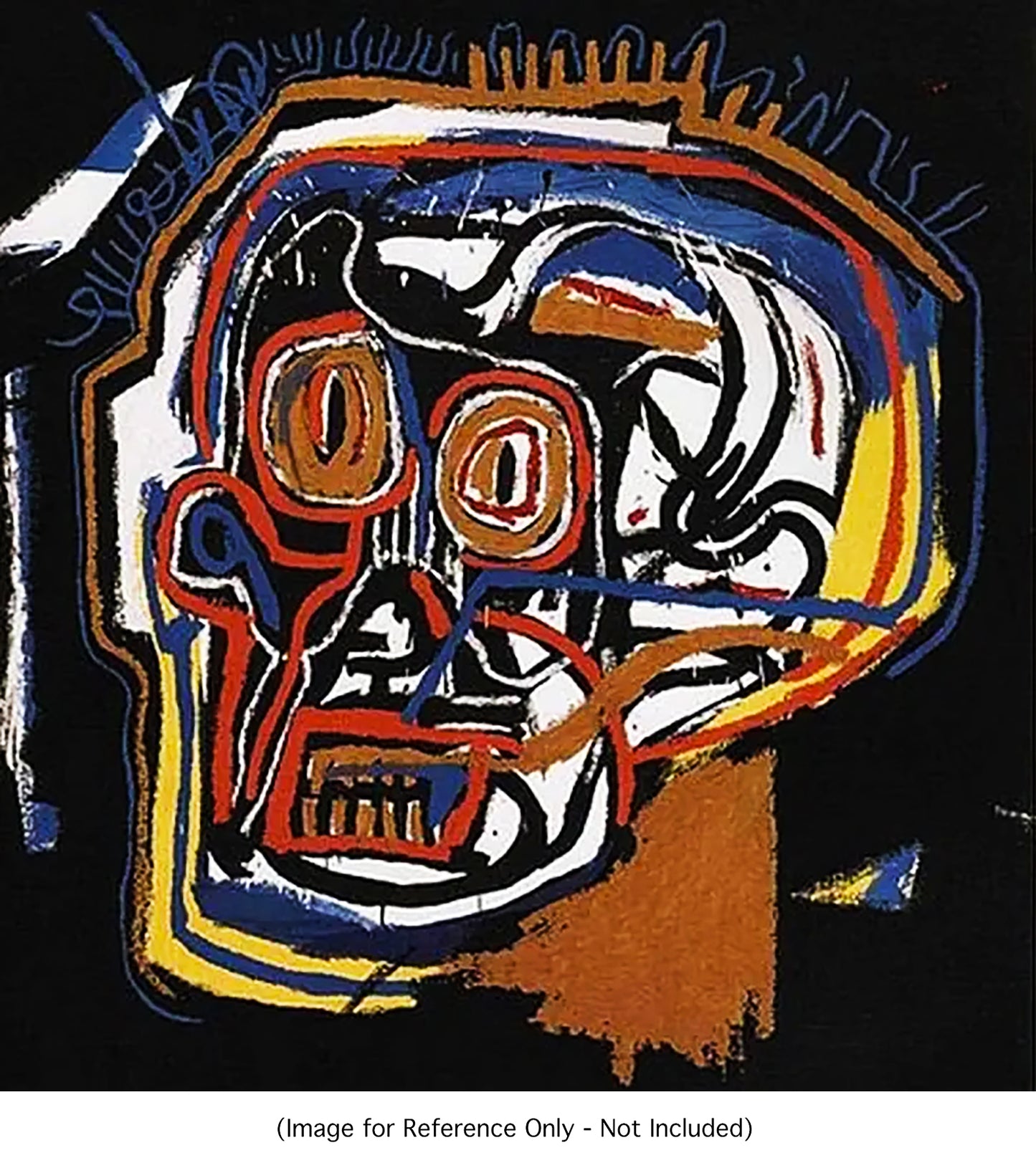 JEAN-MICHEL BASQUIAT 'Untitled (Head)' (2020) Triptych Skateboard Deck Set
