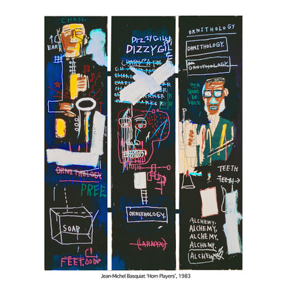 JEAN-MICHEL BASQUIAT 'Horn Players' (2018) Triptych Skateboard Deck Set
