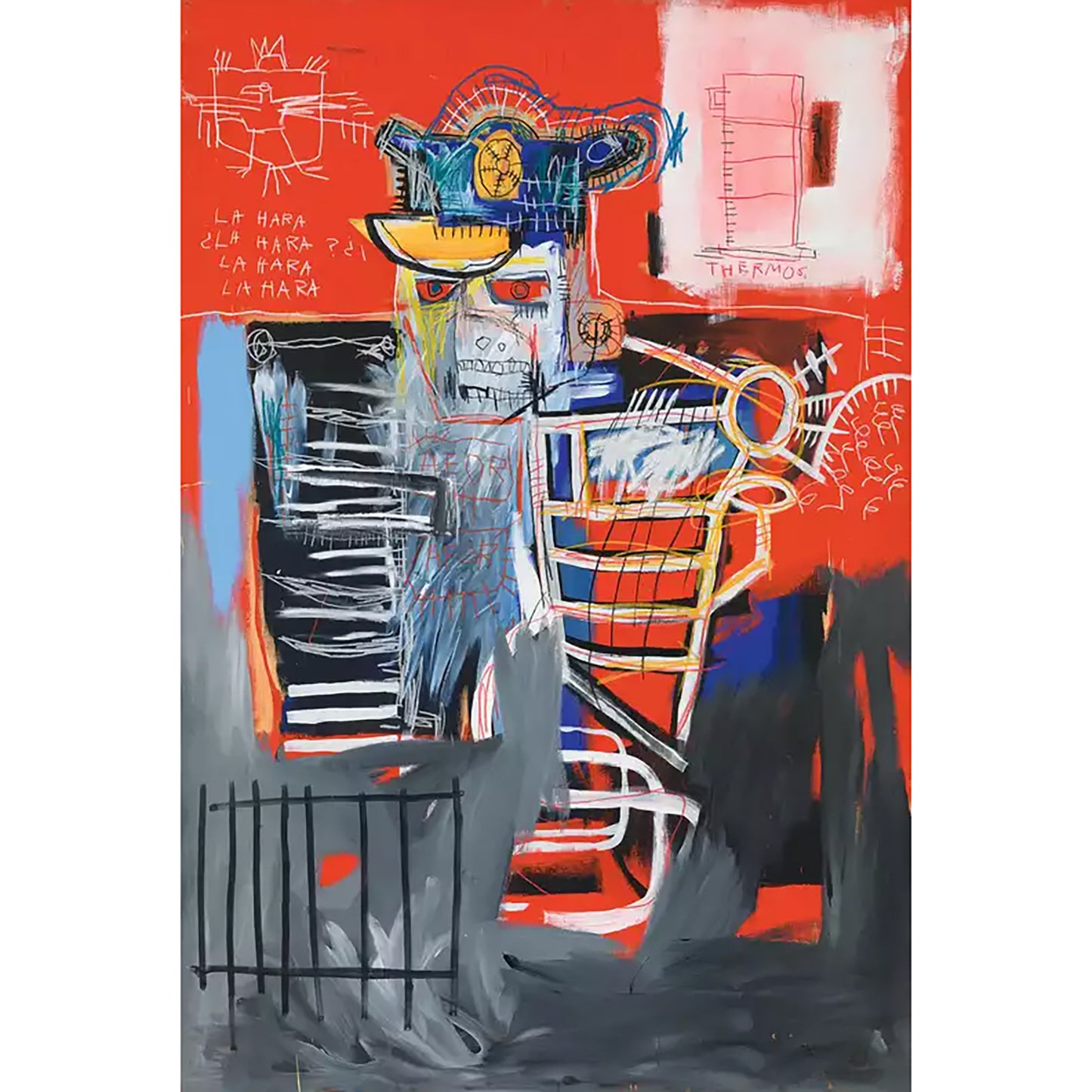 JEAN-MICHEL BASQUIAT 'La Hara' (2022) Triptych Skateboard Deck Set