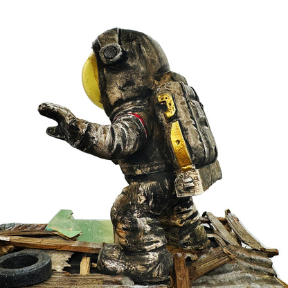 JEFF GILLETTE 'Sk8 Astronaut Slum' (2024) Hand-Painted Sculpture RAFFLE TICKET