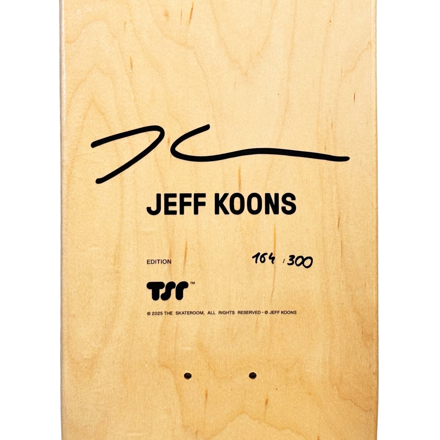 JEFF KOONS 'Blue Balloon Dog' (2025) Limited Edition Skateboard Deck