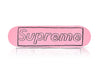 KAWS x SUPREME 'Chalk Logo' (2021) Skateboard Deck (pink)