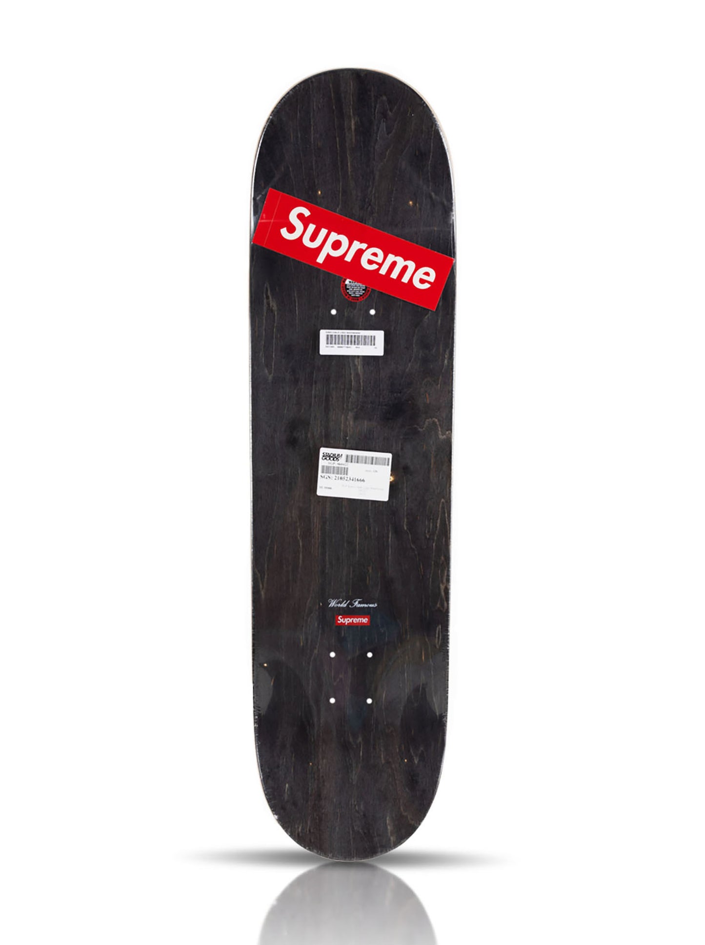 KAWS x SUPREME 'Chalk Logo' (2021) Skateboard Deck (red)