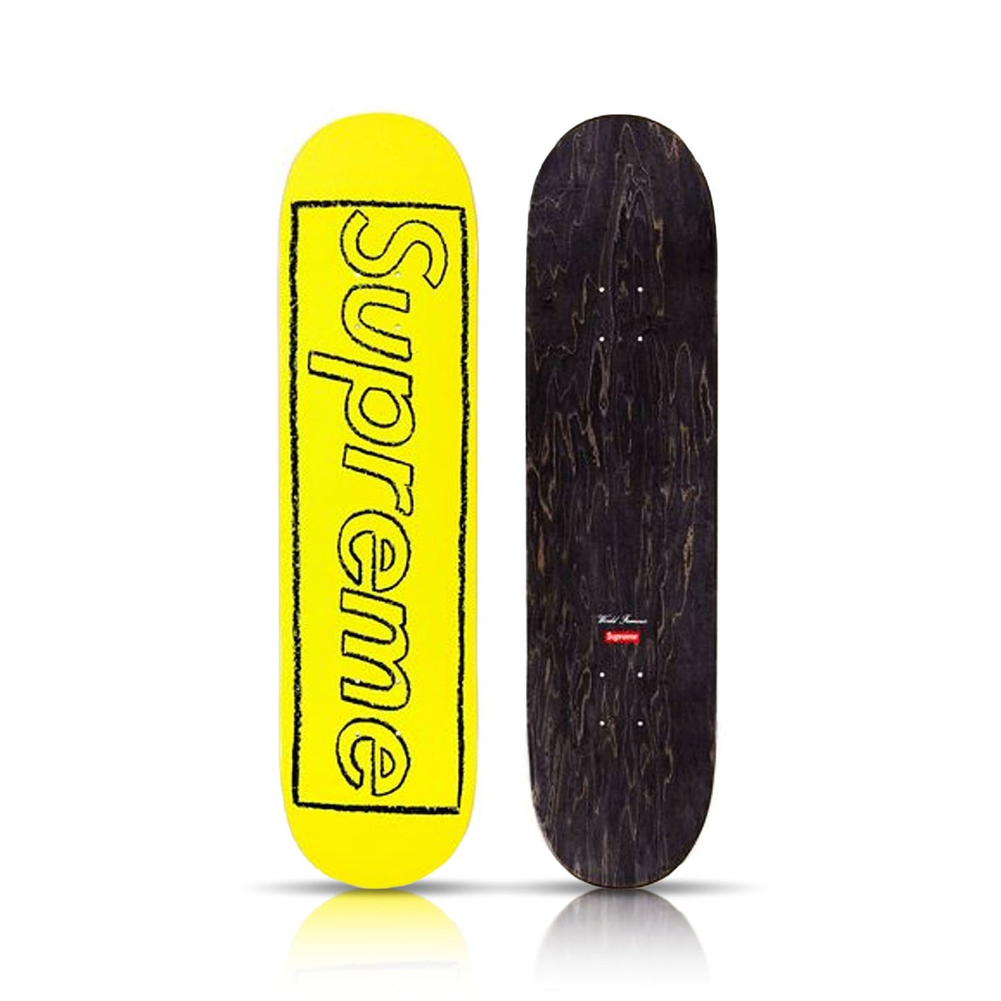 KAWS x SUPREME 'Chalk Logo' (2021) Polyptych Skateboard Deck Set