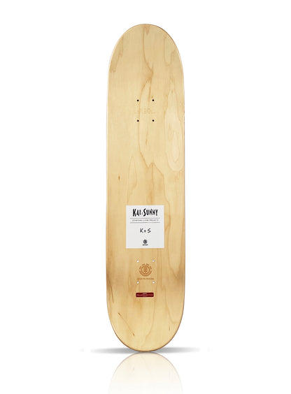 KAI + SUNNY x Element 'Cross' (2018) Skateboard Deck