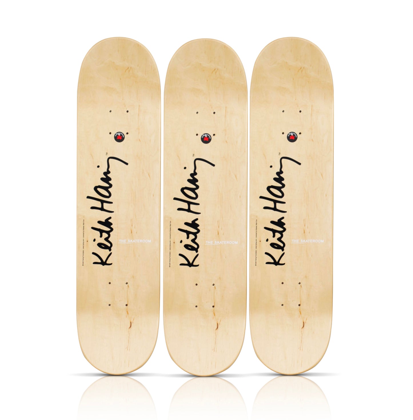 KEITH HARING '1984' (2022) Triptych Skateboard Deck Set