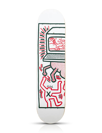 KEITH HARING 'Centipede' (2022) Triptych Skateboard Deck Set