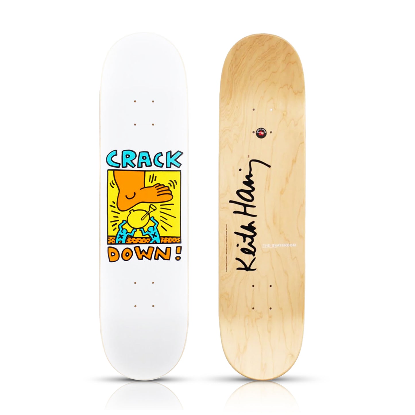 KEITH HARING 'Crack Down' (2022) Skateboard Deck